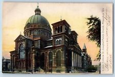 Milwaukee Wisconsin Postcard Ecelesia St. Josaphat Polish Church c1905 Vintage picture