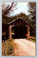 North Salem OH-Ohio, Gunn Bridge, Sugar Tree Fork, Antique Vintage Postcard picture