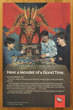 1989 TSR The New Dungeon Board Game Vintage Print Ad/Poster Dungeons & Dragons picture