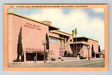Hollywood CA-California, Mutual Don Lee Broadcasting System, Vintage Postcard picture