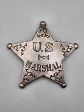 VINTAGE REPRO OBSOLETE US MARSHALL 5 STAR BADGE picture