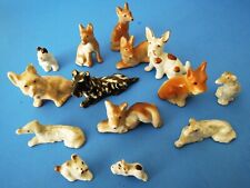 Vintage 1930,s  Miniture PORCELAIN DOG Figurines (Lot of 14 ) - Japan  Lot No. 4 picture