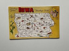 Collectible Postcard Iowa Posted 1960 3¢ Liberty Stamp w charming message to son picture