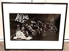 Cerebus, A very drunk Aardvark Petunia Con '84 Dave Sim Signed Print FRAMED picture