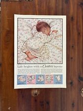 Carter’s Layette Baby Nursery Print Good Housekeeping Print Ad 8x11.25 picture