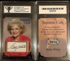 Betty White Hollywood Supreme Cuts 2021 Glossy ACEO Card Hologram */10 picture