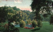 Pasadena, California, CA, In Busch's Gardens, Antique Vintage Postcard e6239 picture