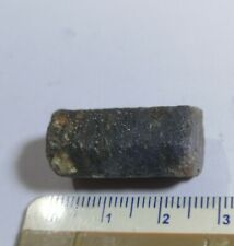 minerals beautiful raw blue crystallized bitermine crystallized sapphire 64 carat 2.6cm x1.3x1.2cm picture