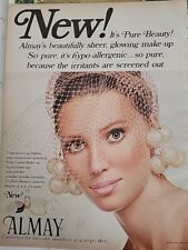 1967 Almay Make up cosmetics powder hypoallergenic Vintage Ad picture