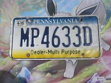 2016 Pennsylvania Multi Purpose Dealer License Plate PA Penna MP 4633D picture