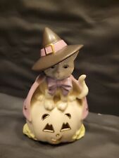Lenox Hocus Pocus Witch Cat On Jack O Lantern HALLOWEEN Figurine  picture