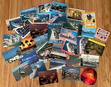 Lot of 31 Florida Postcards + Shark Tooth, Sand Dollar Souvenir Clearwater New picture