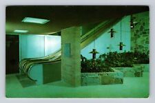 Vinita OK- Oklahoma, Escalator To Cafeteria, Antique, Vintage Souvenir Postcard picture