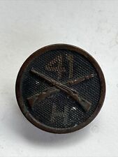 ORIGINAL US WWI / INFANTRY / A COLLAR DISK picture