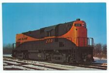 Long Island RR Railroad Train Engine Alco Century 420 Locomotive 200 Postcard picture