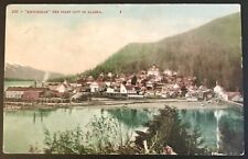 Antique Postcard Ketchikan The First City In Alaska  Birds Eye View picture