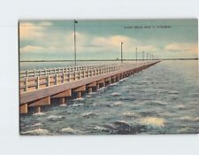 Postcard Gandy Bridge Near St. Petersburg Florida USA picture