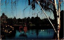 Roeding Park Fresno California CA Lake Washington Japanese Gardens Postcard PM picture
