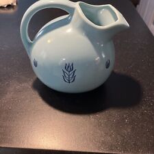 Vtg Cronin/Cameron Blue Pitcher w/Tulips Ball Pitcher USA w/ice guard picture