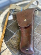 WWII Boyt 1942 Leather Holster & Original Mesh Belt picture