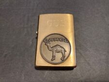 Vintage 1932-1992 Commemorative Zippo Lighter Brass Camel Beast Medallion picture