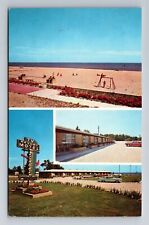 Oscoda MI-Michigan, Aurora Resort Motel, Advertising, Antique Vintage Postcard picture