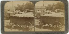 c1900's Real Photo Underwood & UNderwood Stereoview Cotton in Cart Loads Texas picture
