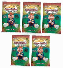NEW 5-Pack Topps 2022 GPK Garbage Pail Kids CHROME 5 Series 5 HOBBY EDITION Card picture