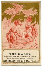 Victorian Trade Card - THE MAGEE Ranges & Furnaces - Wm. Millen Providence RI picture