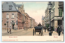 c1905 Great Bleach Mainz Germany Horse Carriage Antique Posted Postcard picture