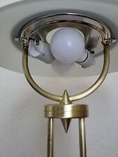 Mcm Brass Table Lamp 2 Lights Dimmer Switch  picture