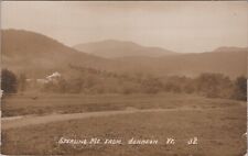 Johnson, VT: RPPC, Sterling Mountain - vintage Vermont Real Photo Postcard picture