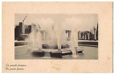 1935 CPA Brussels Exhibition, La Grande Fontaine - Bright Postcard picture