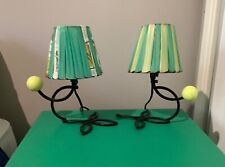 MID CENTURY Small Bedside TABLE LAMPS - Very FUNKY EAMES Era - French Retro Deco picture