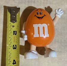 Vintage M&M's Candy Dispenser Orange Peanut M&M 3.5 In. Figurine Mars 1992 VTG picture