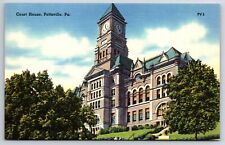 Court House Pottsville Pennsylvania Pa Vintage Postcard picture