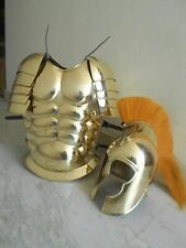 TROY HELMET ARMOR COSTUME DESIGN  ANTIQUE MUSCLE ARMOUR JACKET WITH SHOULDERS picture