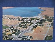 1964 Soap Lake Washington Birdseye View Postcard & Cancel picture