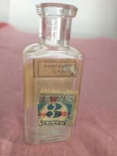 RARE antique perfume bottle Paris france Azurea L.T. PIVER tax stamp c 1921 picture