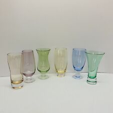 Lenox Gems Multicolor Assorted Cordials/Shot Glasses Set Of 6- 4” each picture