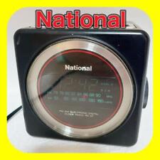 VINTAGE National Cube Neon Clock Radio RC-57 Mid-century Space age AM/FM JAPAN picture