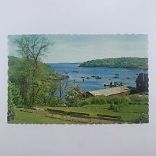 Postcard Maine Rockport ME 1972 Chrome Posted Deckled Edge picture