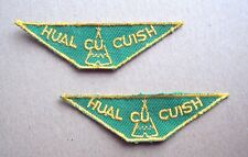 2 Vintage BSA Hual Cu Cuish Camp Twill Patches picture