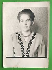 Beautiful Girl Cute Pretty Attractive Young Woman Vintage Photo 1956 picture