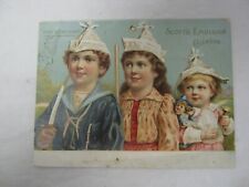 1894 Scott's Emulsion Calendar Trade Card - 7 3/4