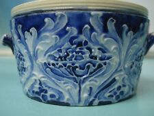 A SIGNED W WILLIAM MOORCROFT MACINTYRE FLORIAN WARE butter dish bowl Art Nouveau picture