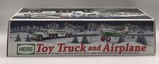 2002 Hess Truck and Airplane, With Real Lights, New In box picture
