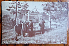 Buffalo Bill at Wild Bill's Grave Postcard 1908 Fancy Cancel Franklin 1 Cent picture