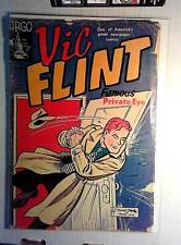 Vic Flint #1 Argo Publications (1956) FR 1st Print Comic Book picture
