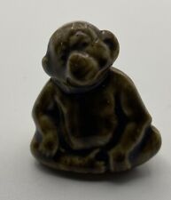 Wade Whimsies Chimp Chimpanzee Collectibles withRed Rose Tea Figurines Vintage picture
